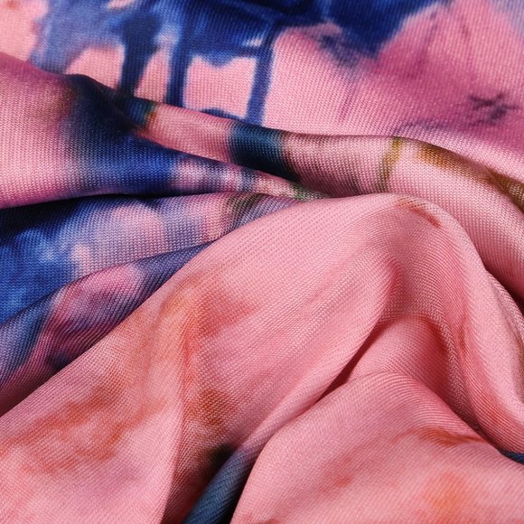 Pink Tie-dye Scrunch Butt Yoga Shorts - Picture 10 of 13